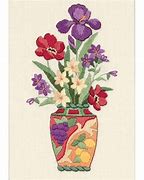 Dimensions Elegant Floral Crewel Embroidery Kit #6230 5" x 7"/12.7 cm x 17.7 cm